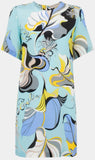 'Frida' Print Silk Dress | DESIGNER INSPIRED FASHIONS
