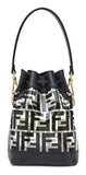 'Mon Tresor' Pu Mini Bag, Black