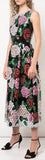 Floral Hologram Flare Dress