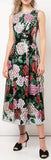 Floral Hologram Flare Dress