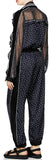 Polka Dot Chiffon Jumpsuit