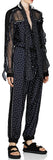 Polka Dot Chiffon Jumpsuit