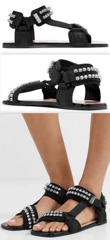 Shea Crystal-Embellished Sandals | DESIGNER INSPIRED FASHIONS
