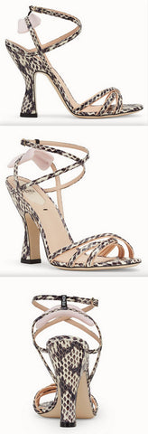 Rock Colored Elaphe Sandals