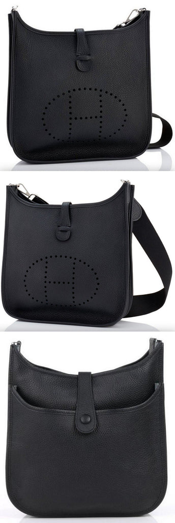 Evelyne III Bag, Deep Black | DESIGNER INSPIRED FASHIONS