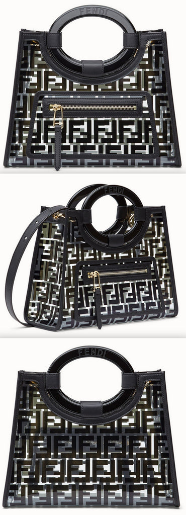 Runaway Pu Shopper, Small, Black