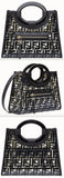 Runaway Pu Shopper, Small, Black