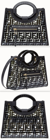 Runaway Pu Shopper, Small, Black