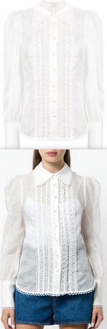 Golden Doily Shirt