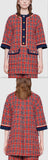 Tweed Check Tunic Dress