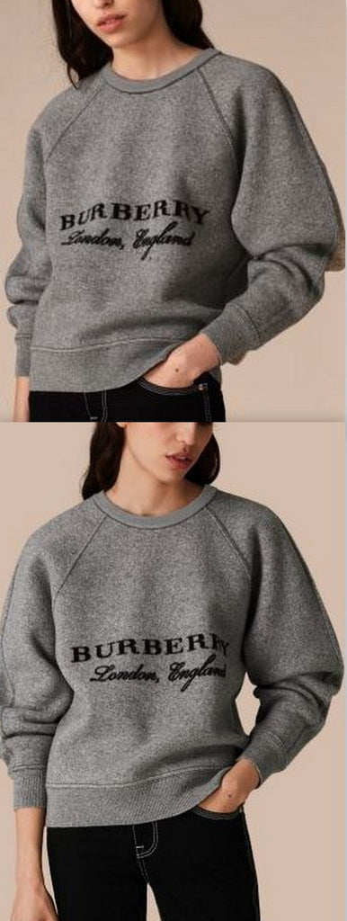 Logo Sculpted Sweatshirt, Grey | DESIGNER INSPIRED FASHIONS