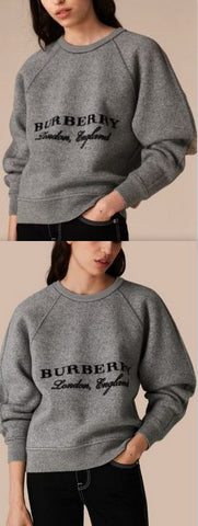 Logo Sculpted Sweatshirt, Grey | DESIGNER INSPIRED FASHIONS