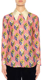 GG Wallpaper Blouse, Pink