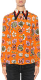Floral Printed Silk Blouse