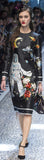 Space Printed Silk Dress