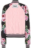 Rose & Stripe Reversible Bomber Jacket