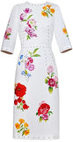 Studded Floral Print Dress