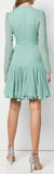 Draped Chiffon Mini Dress