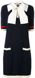 Bow-Embellished Knitted Dress - DESIGNER INSPIRED FASHIONS