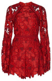 'Stormi' Floral Lace Romper