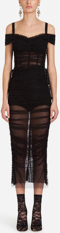 Black Tulle Dress | DESIGNER INSPIRED FASHIONS