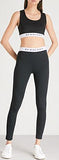 Logo Stretch Jersey Bra Top & Legging Set