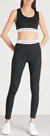 Logo Stretch Jersey Bra Top & Legging Set