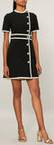 Tiger-Head Crepe Dress
