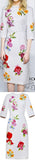 Studded Floral Print Dress