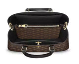 Flower Tote Monogram Handbag - Beige, Red or Black