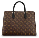 Flower Tote Monogram Handbag - Beige, Red or Black