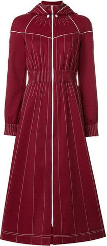 Hooded Zip Dress
