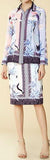 Printed Blouse & Skirt Set
