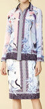 Printed Blouse & Skirt Set