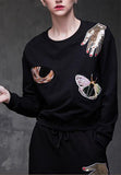 Embellished Tracksuit in Black - DESIGNER INSPIRED FASHIONS