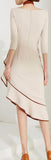 Asymmetrical Ruffle Dress