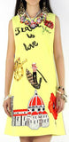 'Italia is Love' Shift dress - DESIGNER INSPIRED FASHIONS