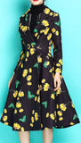 Floral Print Trench Coat