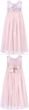Floral-Appliques Lace & Tulle Dress