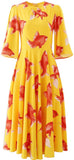 *Extended Sizes* Fish Print Dress