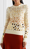 Sequin-Embellished Sweater