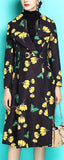 Floral Print Trench Coat