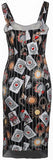 Tarot Card Print Knee-Length Dress