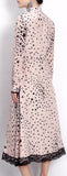 Lace-Trim Star Print Dress