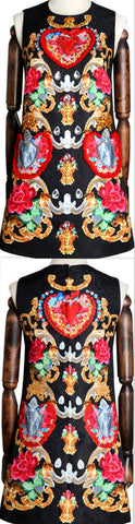 Embellished Jacquard Mini Dress