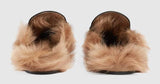 Princetown Embroidered Leather Slipper
