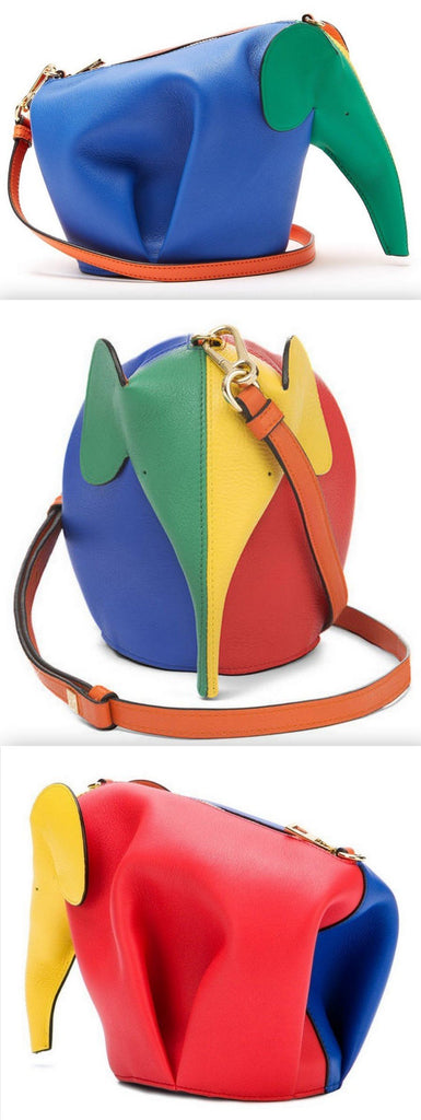 Elephant Leather Cross-Body Bag, Multi