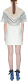 Pleated Trim Mini Dress