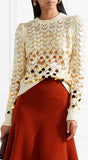 Sequin-Embellished Sweater