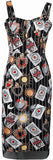 Tarot Card Print Knee-Length Dress